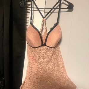 Secret Treasures Lacey lingerie pink